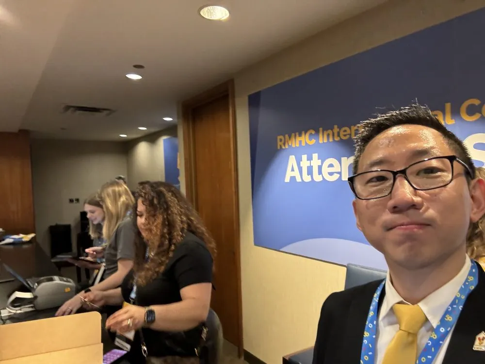 Ed at a nonprofit conference